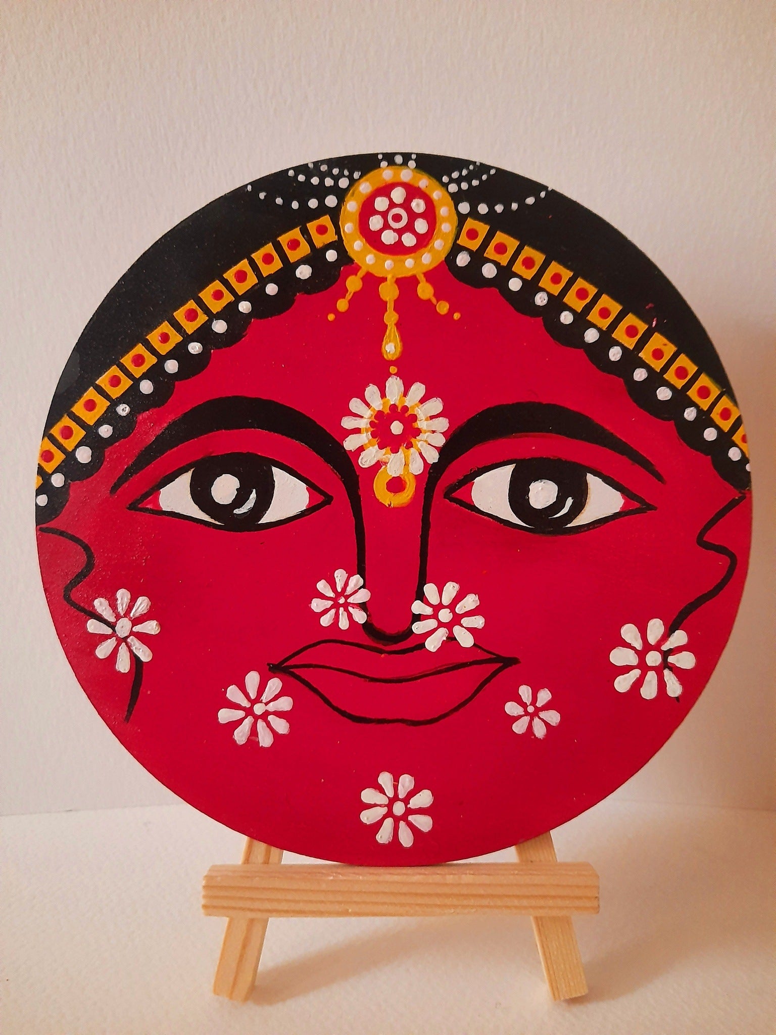 rajasthani,handpainted,mdf plates