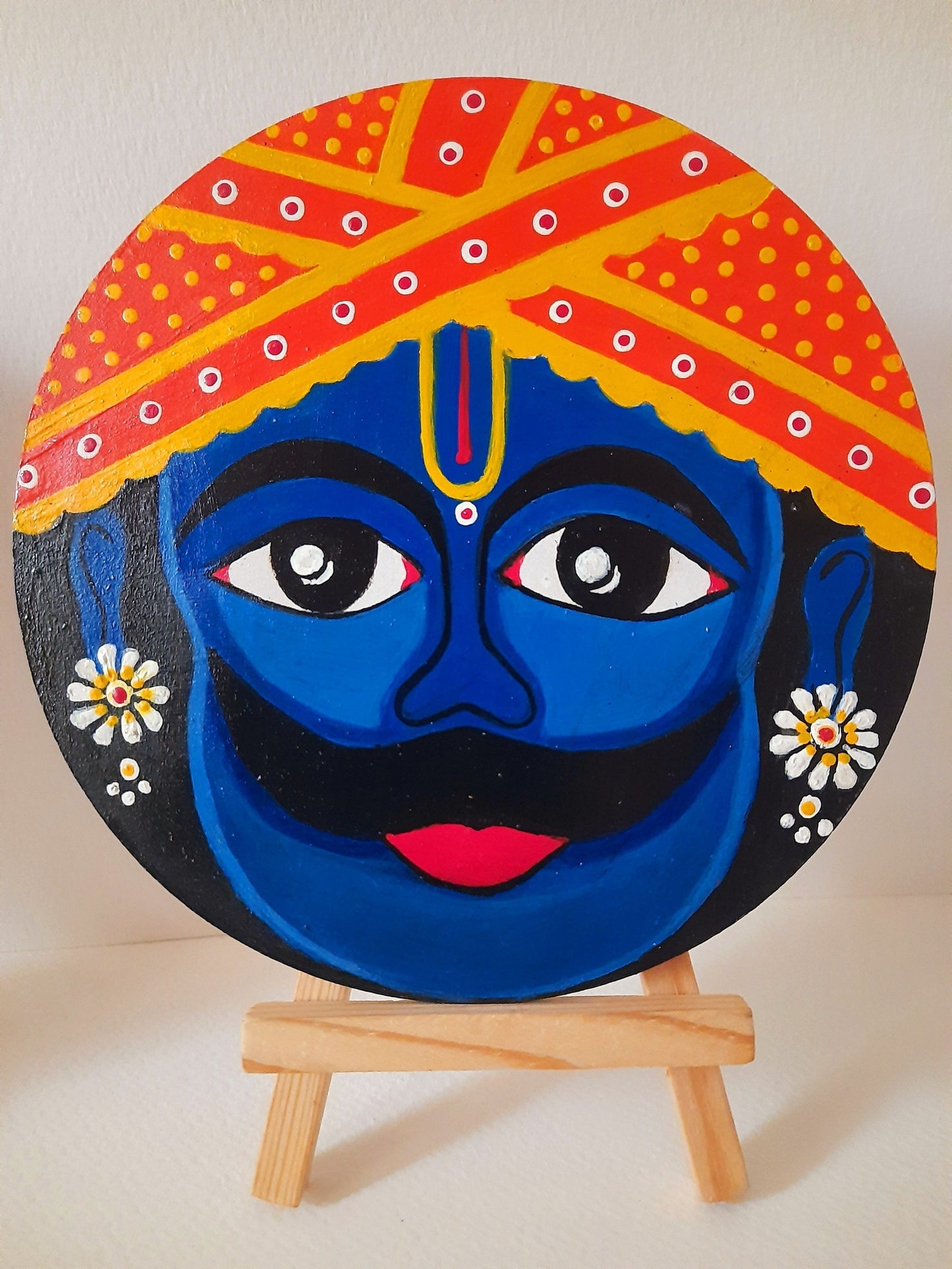 rajasthani,handpainted,mdf plates
