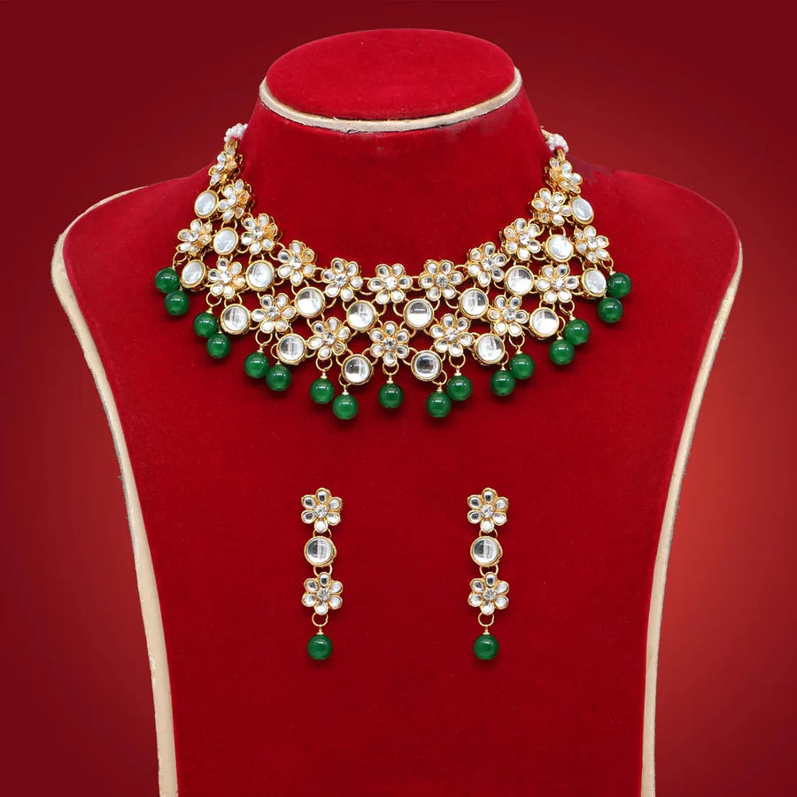 Multi Color Kundan Necklace Set