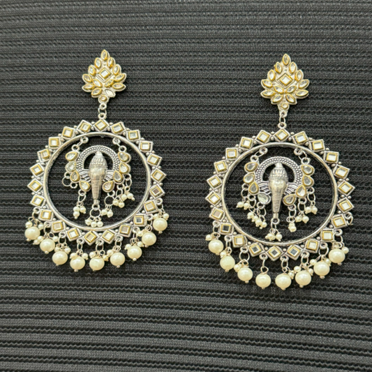 Divine Ganesh Earrings | Traditional Earring | for Girls and Women