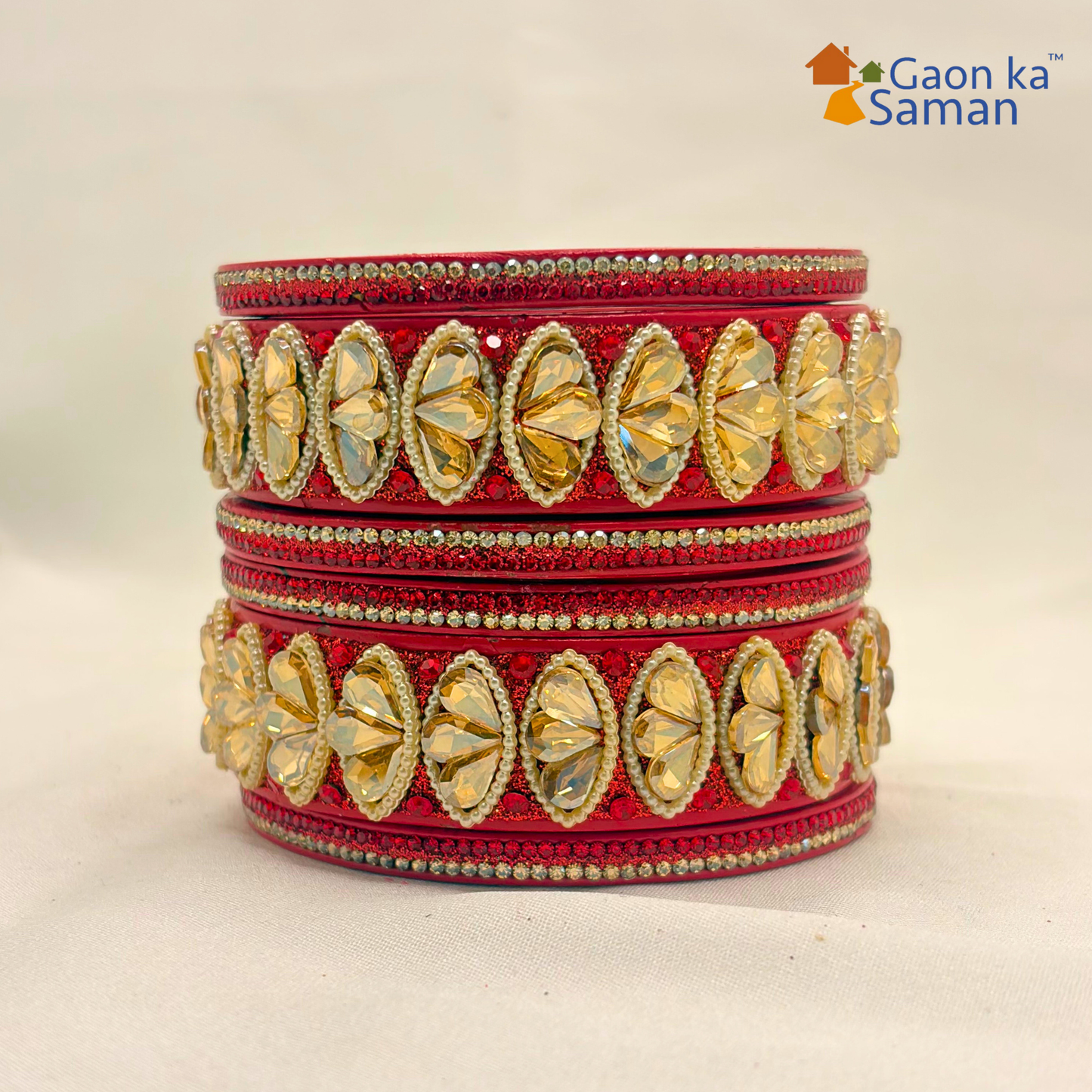 High-Quality Rajasthani Wedding Lac Chura Set For Elegant Look