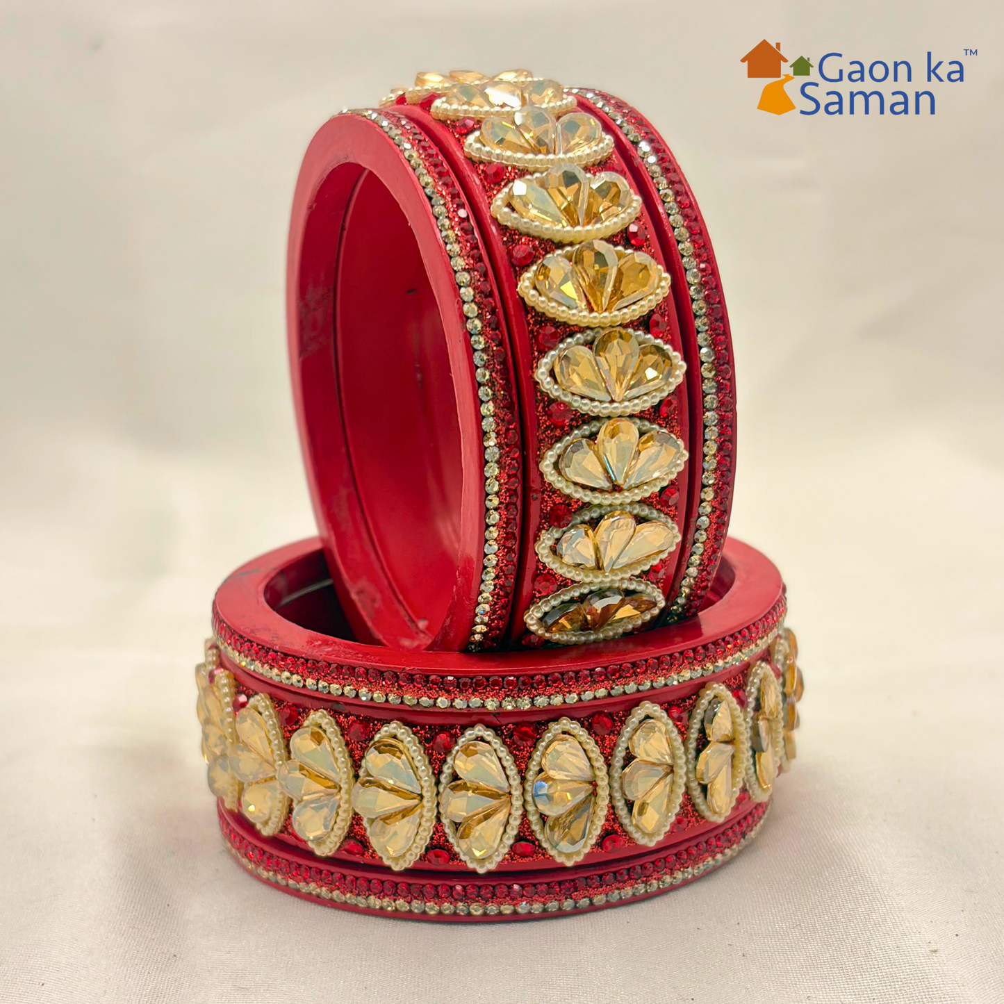 High-Quality Rajasthani Wedding Lac Chura Set For Elegant Look
