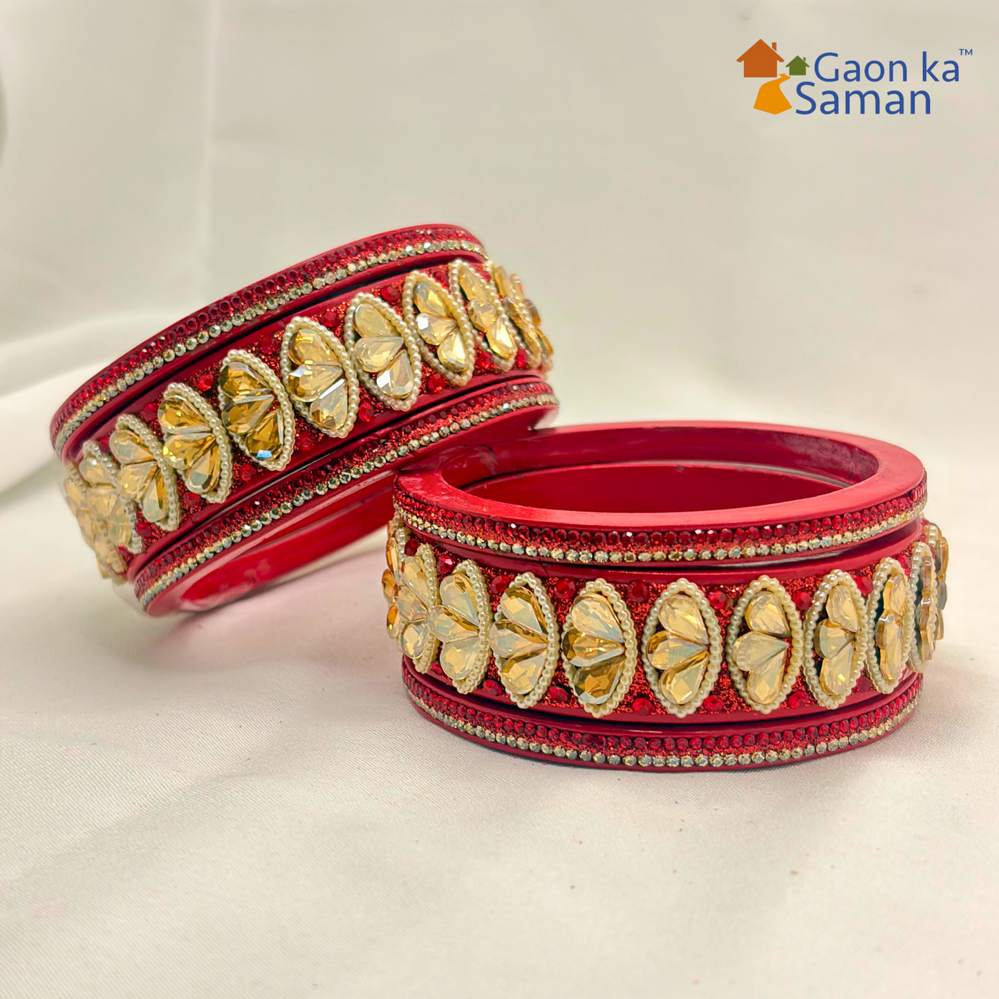 High-Quality Rajasthani Wedding Lac Chura Set For Elegant Look