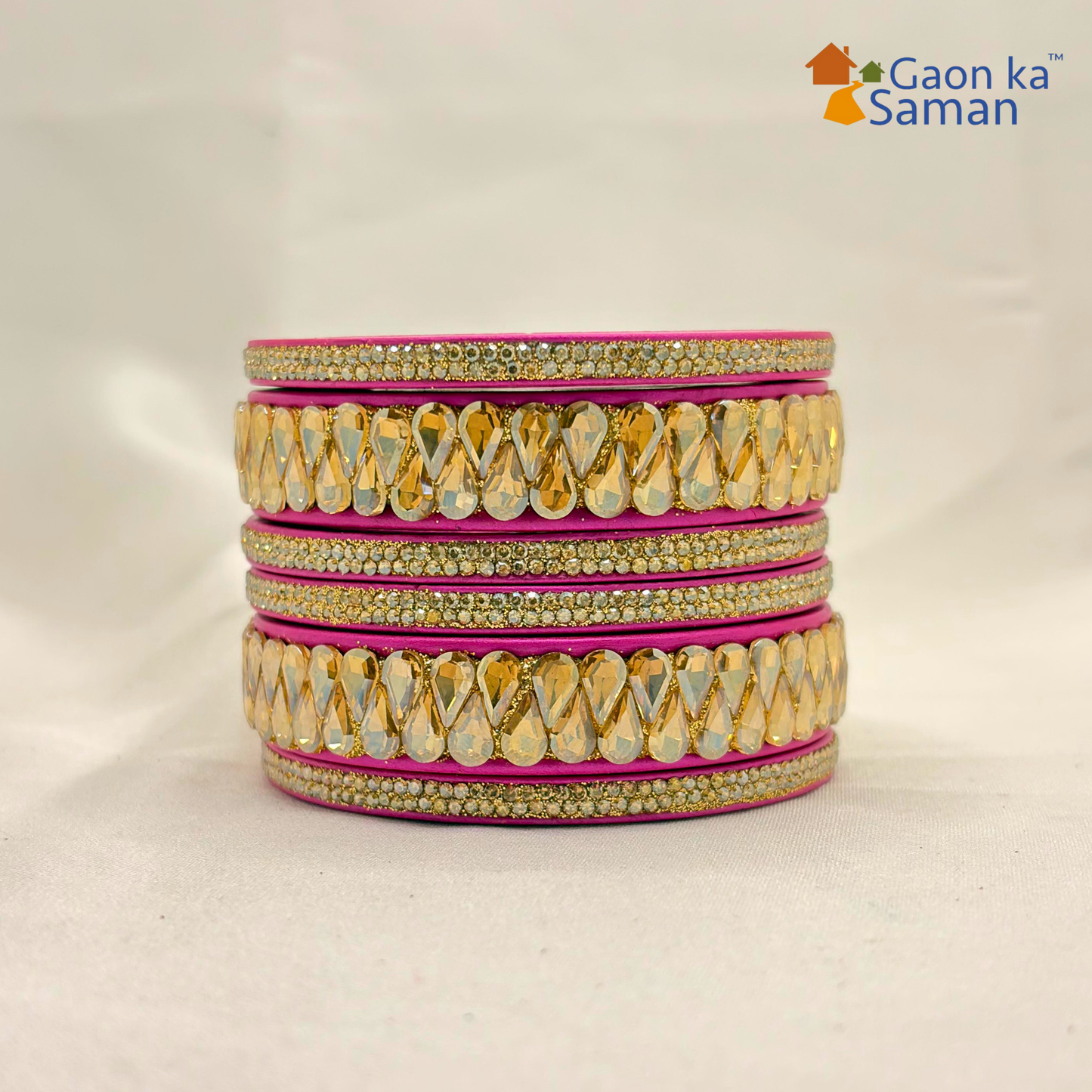 Traditional Rajasthani Wedding Special Lac Bangles Set For woman & girl (Pack of 6)