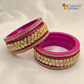 Traditional Rajasthani Wedding Special Lac Bangles Set For woman & girl (Pack of 6)