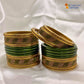 Karva Chauth Special Set Of Green Punjabi Lakh traditional Bangles Set | for women and girls