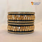 Traditional Rajasthani Wedding Special Lac Bangles Set For woman & girl (Pack of 6)