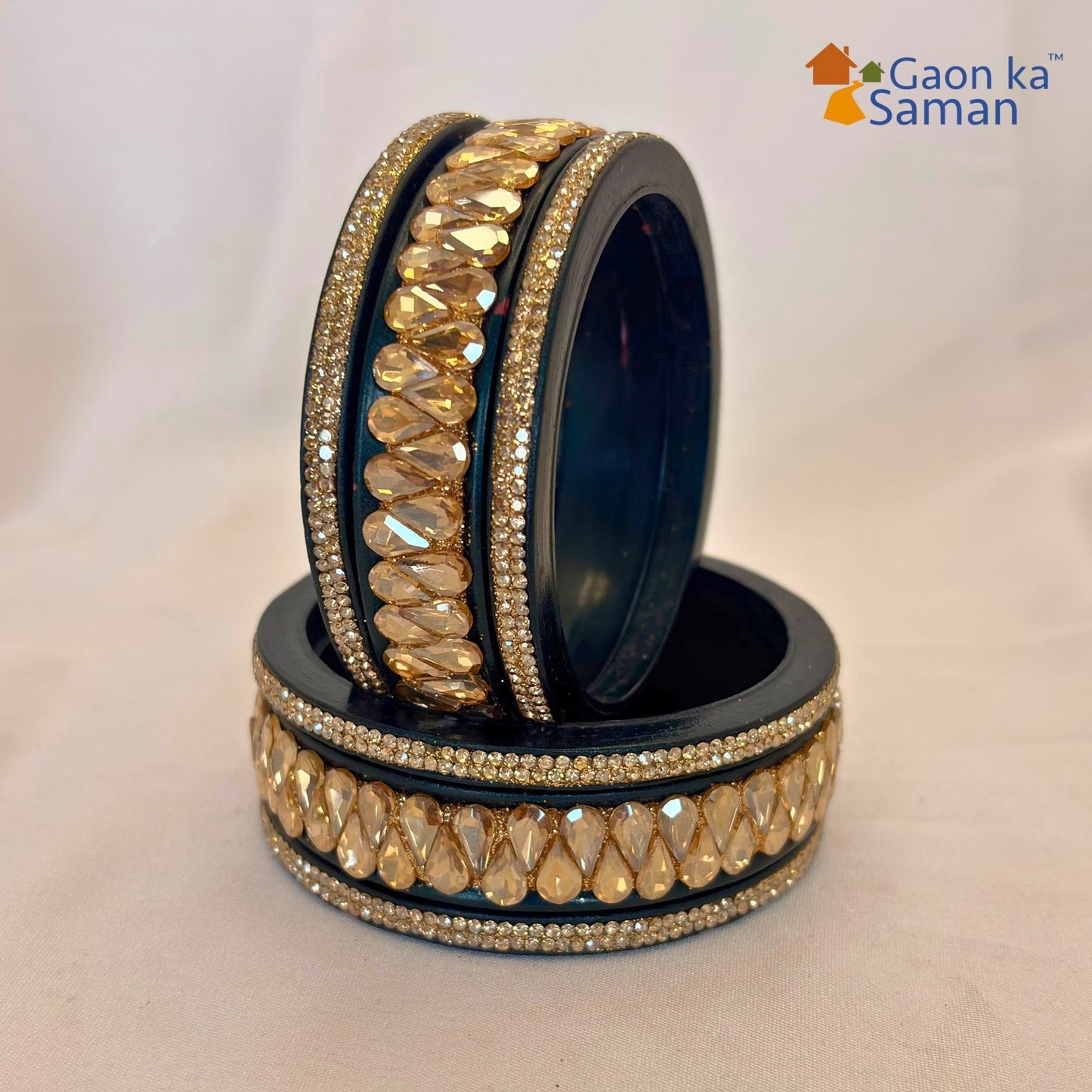 Traditional Rajasthani Wedding Special Lac Bangles Set For woman & girl (Pack of 6)