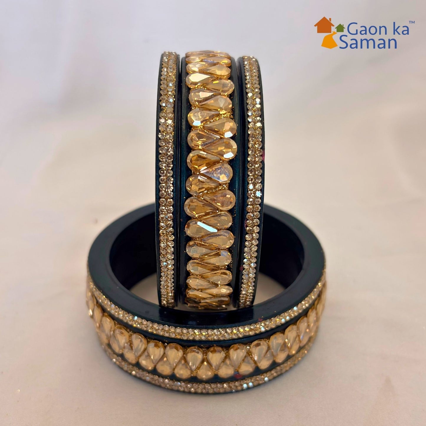 Traditional Rajasthani Wedding Special Lac Bangles Set For woman & girl (Pack of 6)