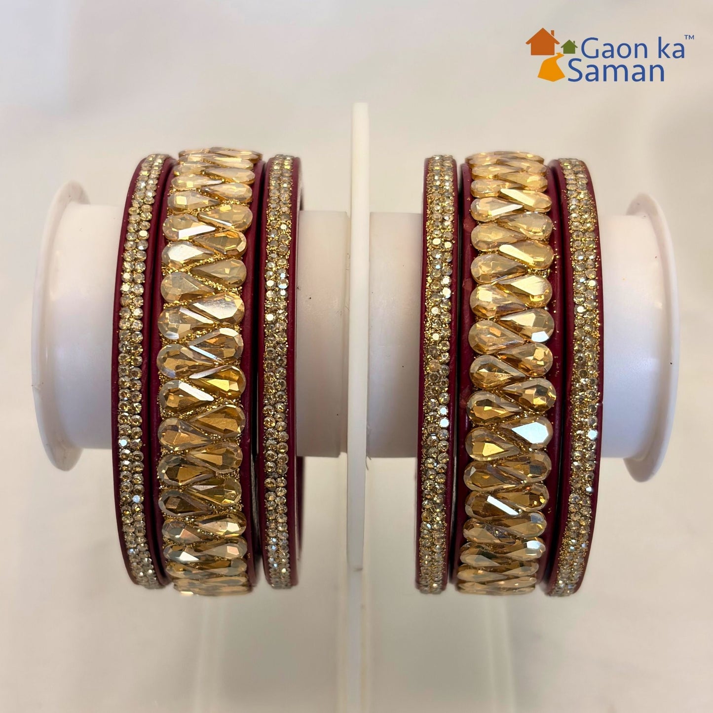 Traditional Rajasthani Wedding Special Lac Bangles Set For woman & girl (Pack of 6)