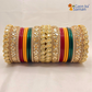 Rajasthani Rajwadi Bridal Lac Bangles Set With Beautiful Punjabi Look Design