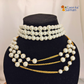 6 Layered Shell Pearl White Colour Necklace