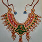 meenakari painting,pearls,elegance jewellery