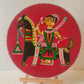 durga,handpainted,mdf plates