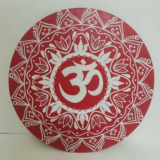 wall plate,handmade,spiritual