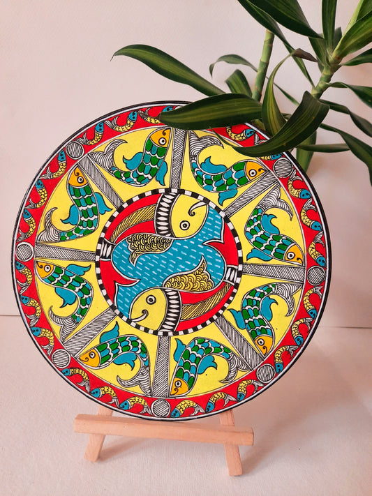kalamkari painting,peacock,mdf plates