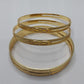 Gold Platted Crisscross Brass Bangles | Traditional Bangles | For Girls and Women.