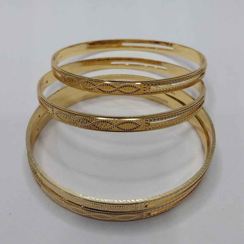 Gold Platted Crisscross Brass Bangles | Traditional Bangles | For Girls and Women.