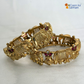 Gold Plated Elephant Bangle Traditional Temple Jewellery