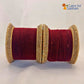 Premium Punjabi Wedding Bangles Set With Beautiful Multi Stone Lac Bangdi Velvet Plain Chudi Design