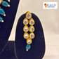 2 Line Layered Round Neck Beautiful Kundan Necklace Set