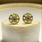 Pink Sparkle Gold Plated Earring | Traditional Jewelry | For Girls and Women.