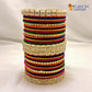 Traditional Multicolor Velvet Fancy Bangles Set Of 38 Bangles For Woman and Girls