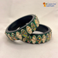 Rajasthani Traditional Lac Kada Bangles For Women & Girl With Latest Kundan Design