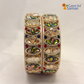 Rajasthani Traditional Multi Colour Lac Kada Bangles For Women & Girl With Latest Kundan Design