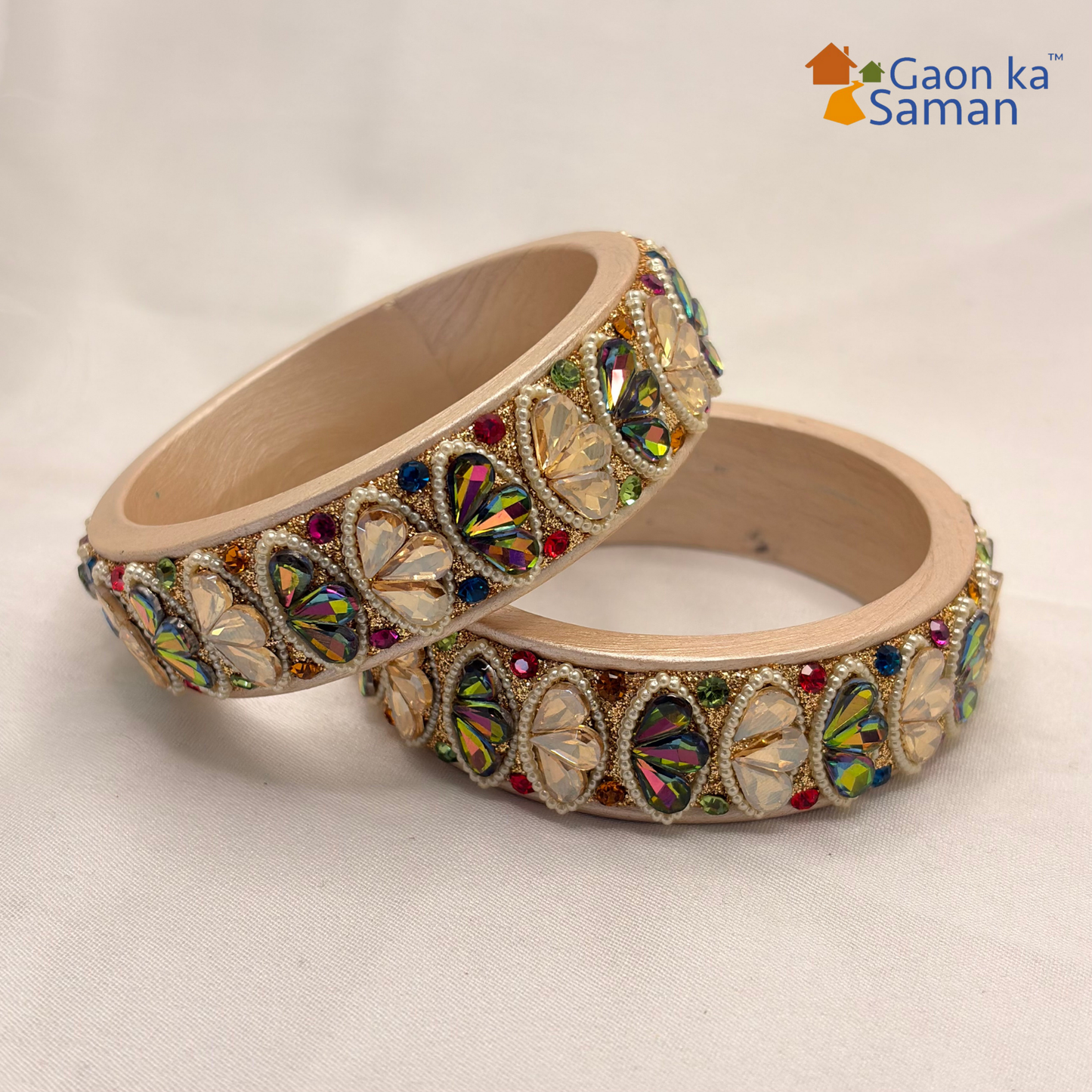 Rajasthani Traditional Multi Colour Lac Kada Bangles For Women & Girl With Latest Kundan Design