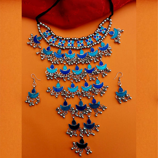 Afghani stylish Choker long Necklace | Handmade Traditional Choker | for Women & Girls.