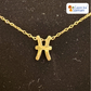 Pisces Zodiac Sign Locket - Gold
