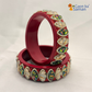 Rajasthani Traditional Lac Kada Bangles For Women & Girl With Latest Kundan Design