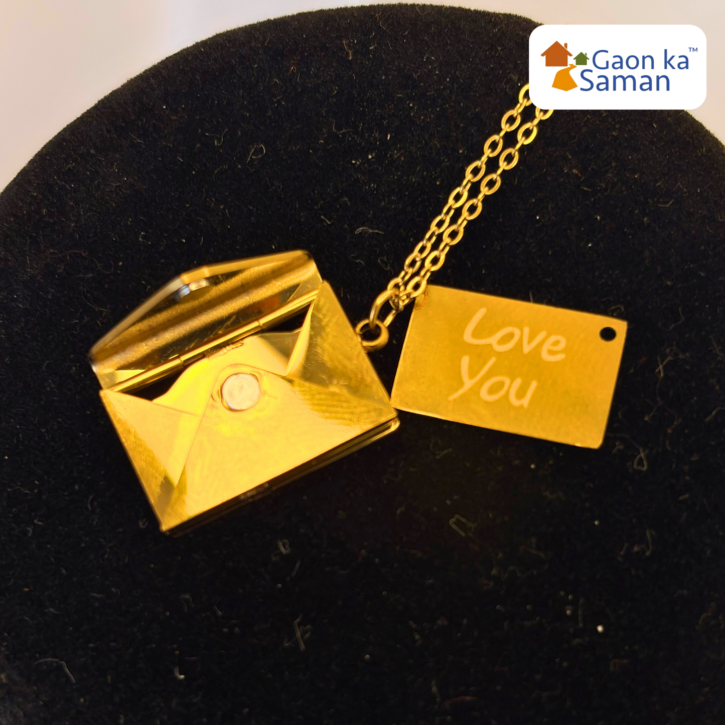 Love Letter Locket - Gold