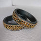 Rajasthani 7-Line Grey Lakh/Lac Bangle/Kadda/Chura Set For Women And Girls. gaonkasaman