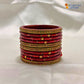 Traditional Rajasthani Design Lac Bangles Set For Girls And Woman