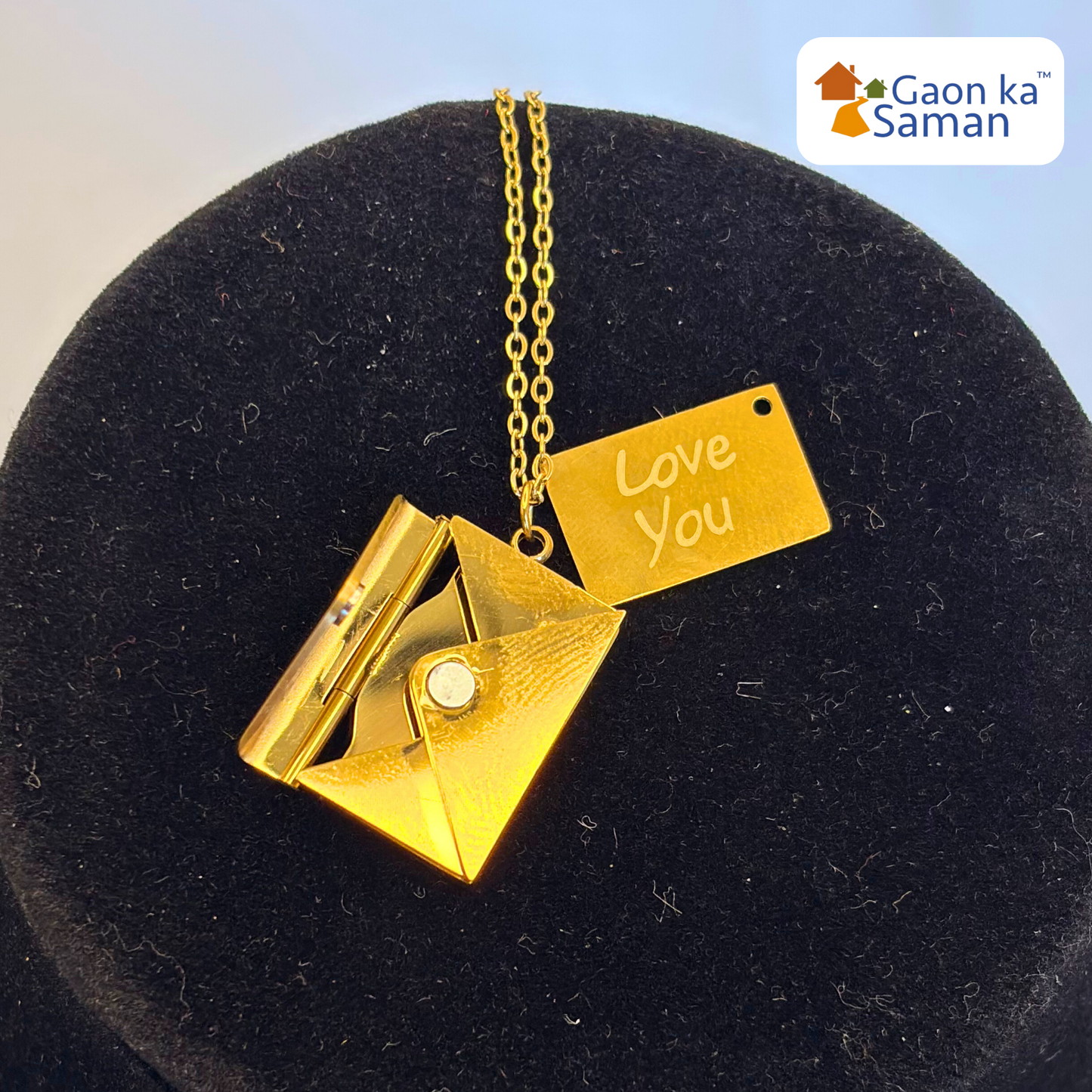 Love Letter Locket - Gold