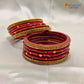 Traditional Rajasthani Design Lac Bangles Set For Girls And Woman