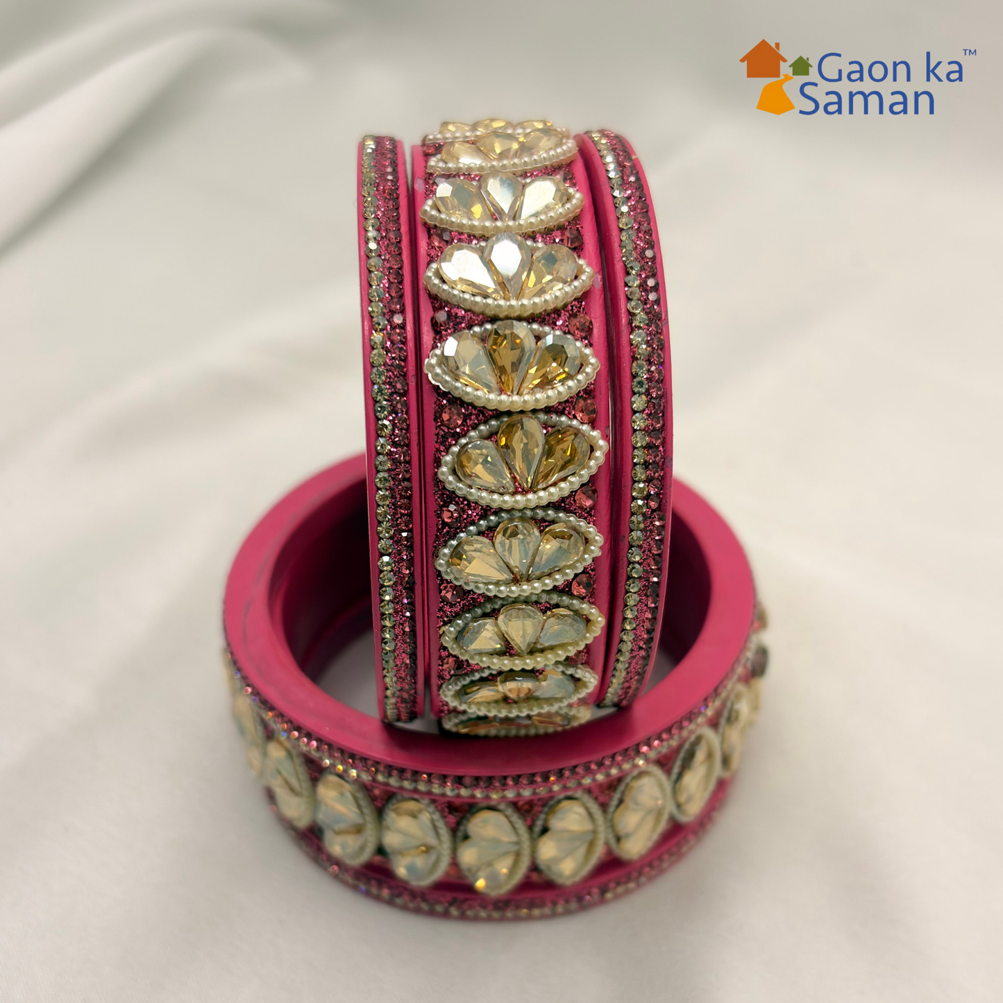 High-Quality Rajasthani Wedding Lac Chura Set For Elegant Look