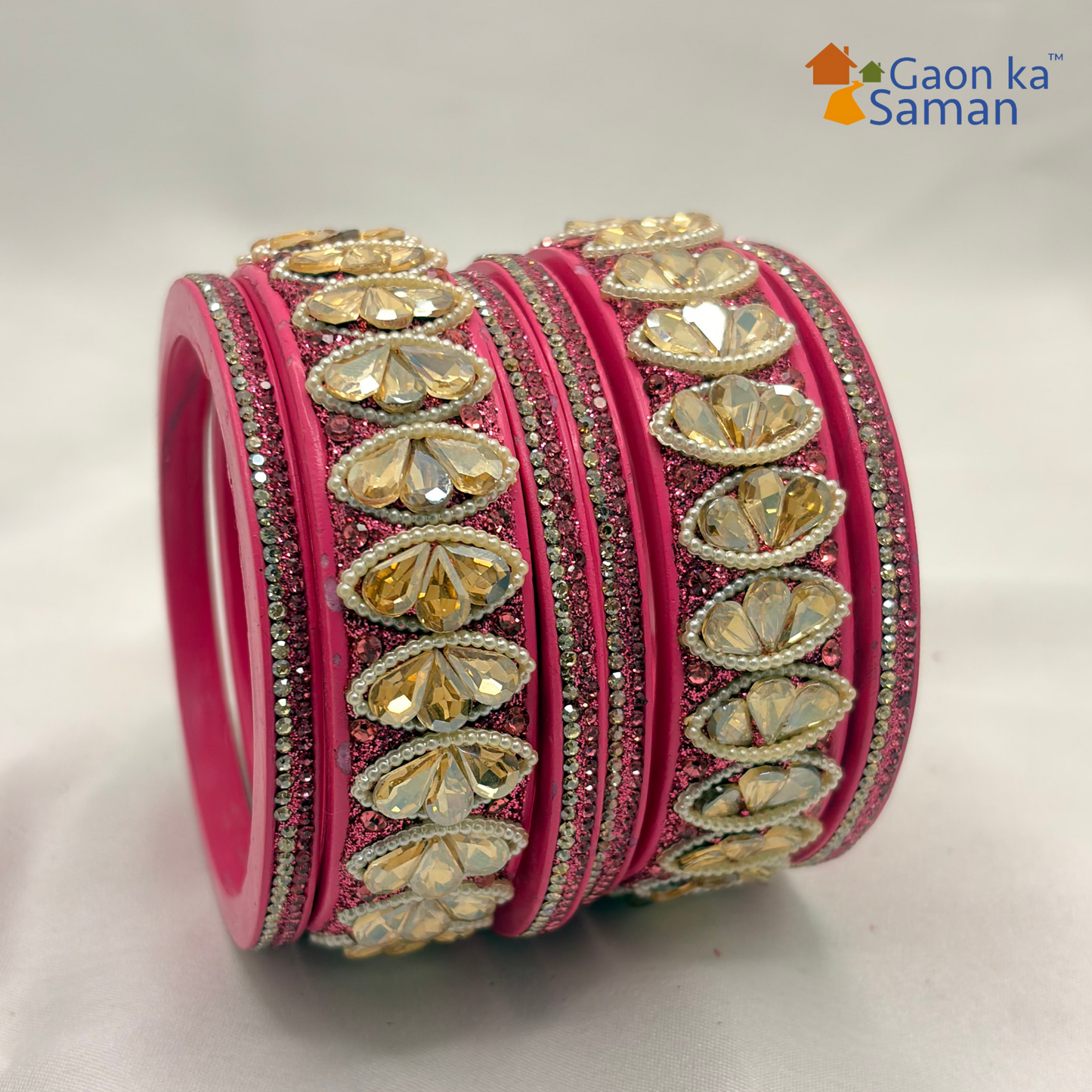 High-Quality Rajasthani Wedding Lac Chura Set For Elegant Look