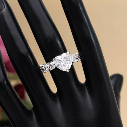 Multi Color American Diamond Finger Ring