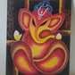 Abstract Ganesha painting in acrylic on canvas board-1 gaonkasaman