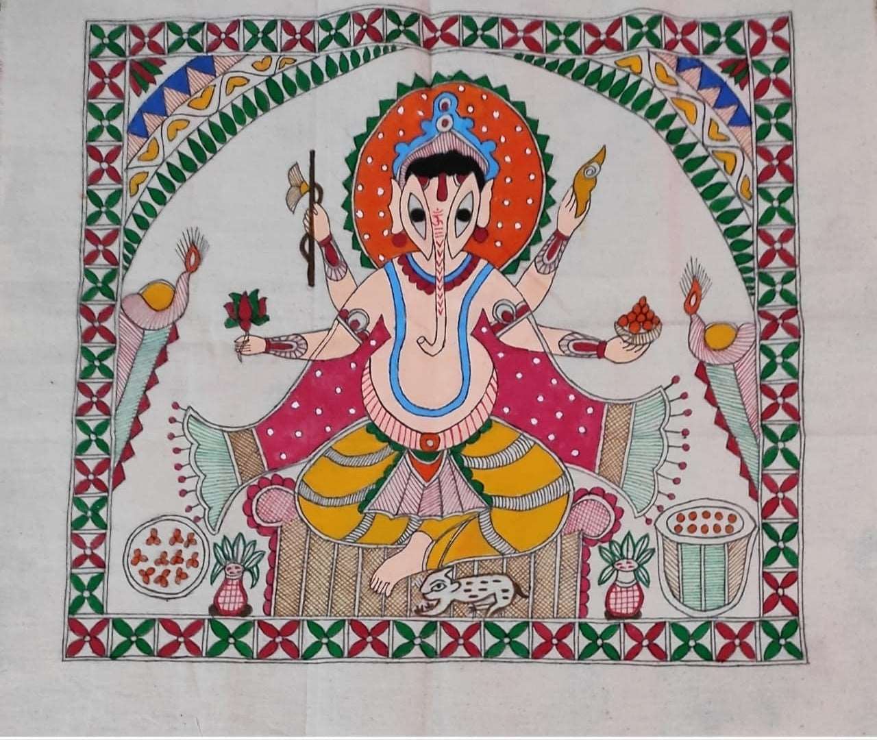 Ganeshji painting gaonkasaman