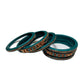 Green 6 Line Lac Bangle gaonkasaman