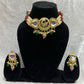 Round pendent Kundan jewelry Kundan Necklace | Traditional jewelery | Kundan choker\Necklace\Choker set | For Women and Girls.