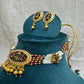 Gold Platted Doli Barat Choker, Traditional Necklace,Traditional Necklace,Choker