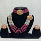 Royal Imitation Stone,Pearls Choker,Rani Haar,Traditional Necklace set 