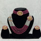 Royal Imitation Stone,Pearls Choker,Rani Haar,Traditional Necklace set 