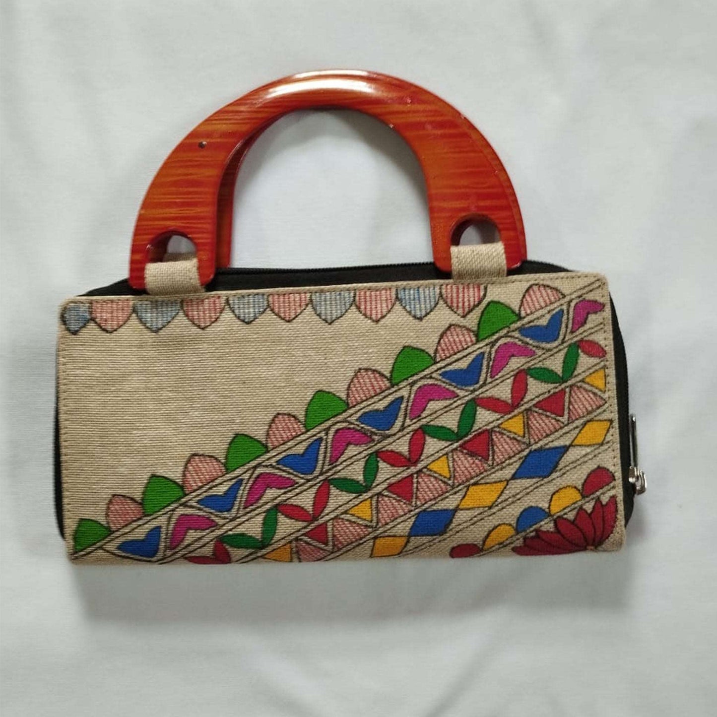 Jute handle bag gaonkasaman