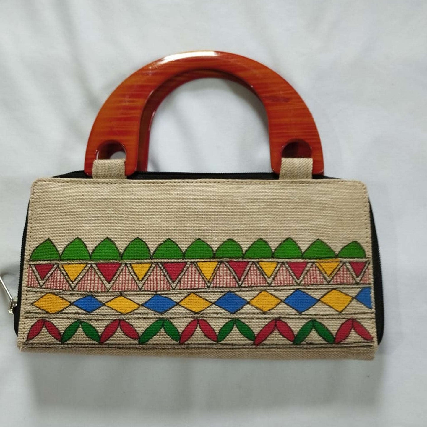 Jute handle bag gaonkasaman